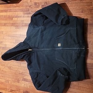 2xl tall carhartt insulated zip up duck winter jacket with hood